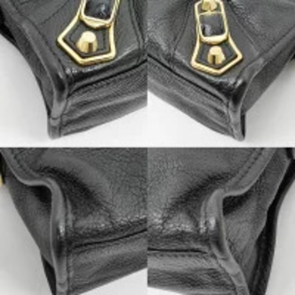 Balenciaga Metallic City Black Hand Shoulder Bag - Picture 4 of 6